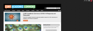 screenshot of Commons main page
